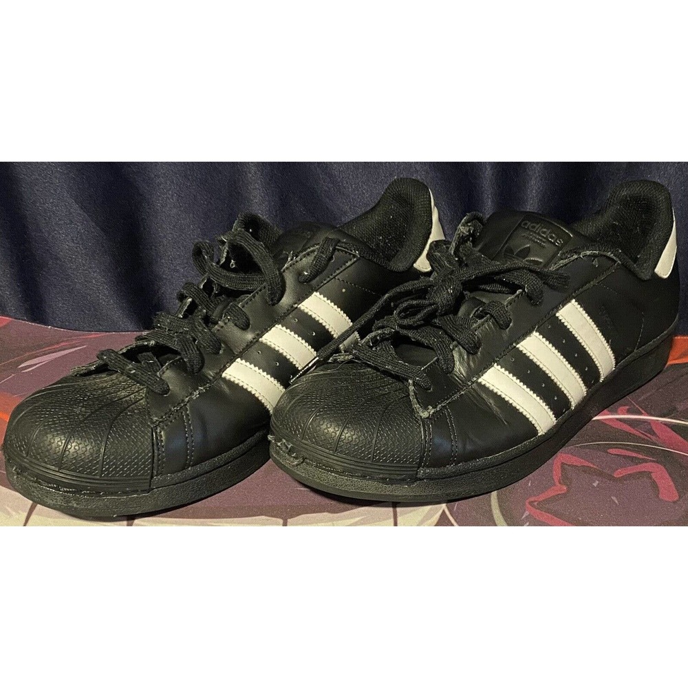 Adidas Superstar Core Black and White 2019 Men's 13 ART B27140 Casual Sneakers